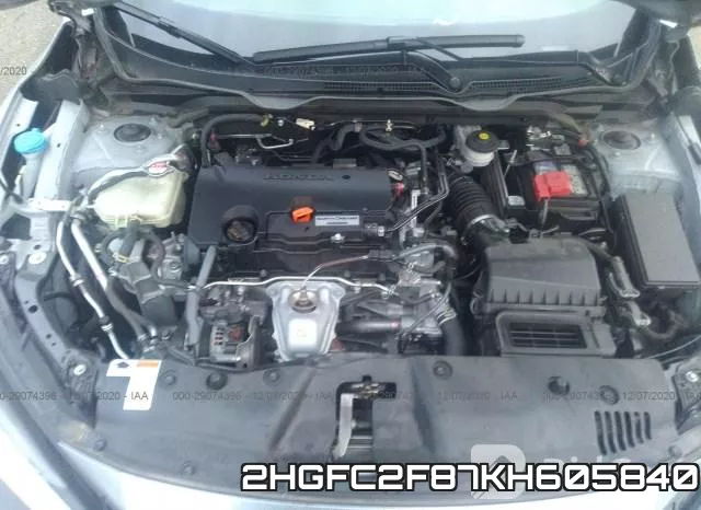 2HGFC2F87KH605840 фото 2