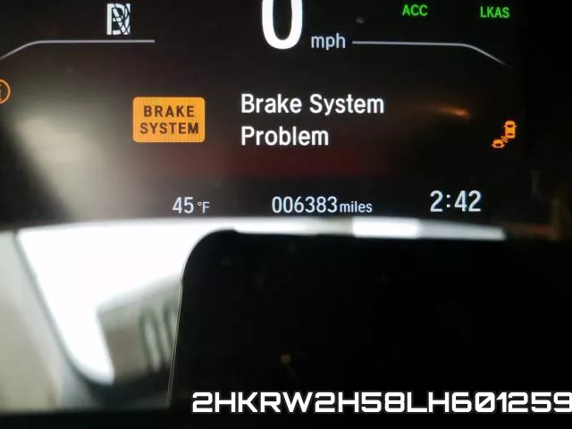 2HKRW2H58LH601259 фото 8