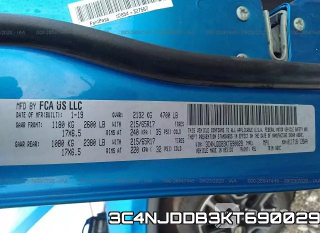 3C4NJDDB3KT690029 фото 10