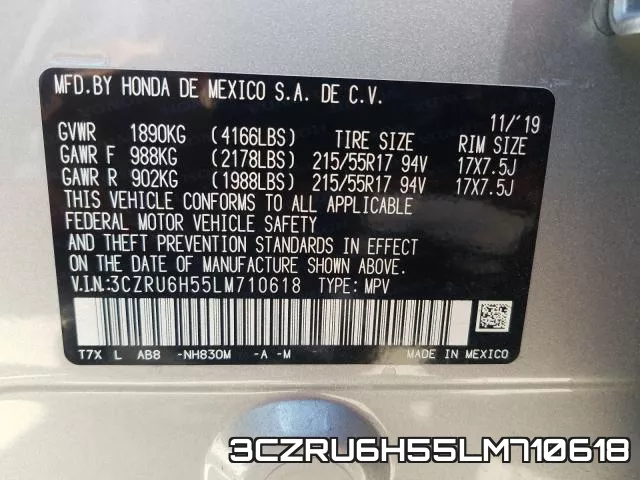 3CZRU6H55LM710618 фото 2