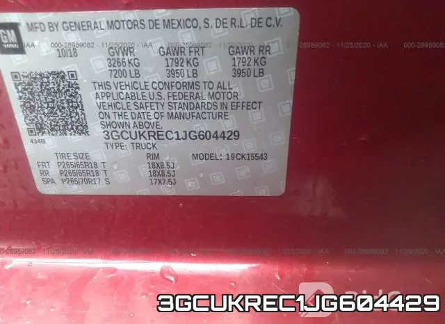 3GCUKREC1JG604429 фото 8