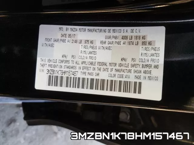 3MZBN1K78HM157467 фото 2