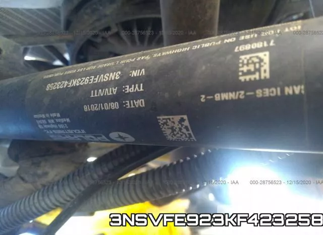 3NSVFE923KF423258 фото 2