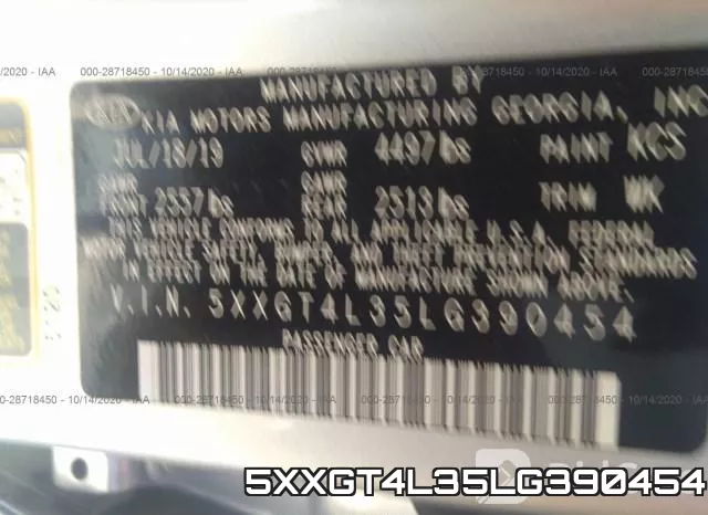 5XXGT4L35LG390454 фото 9