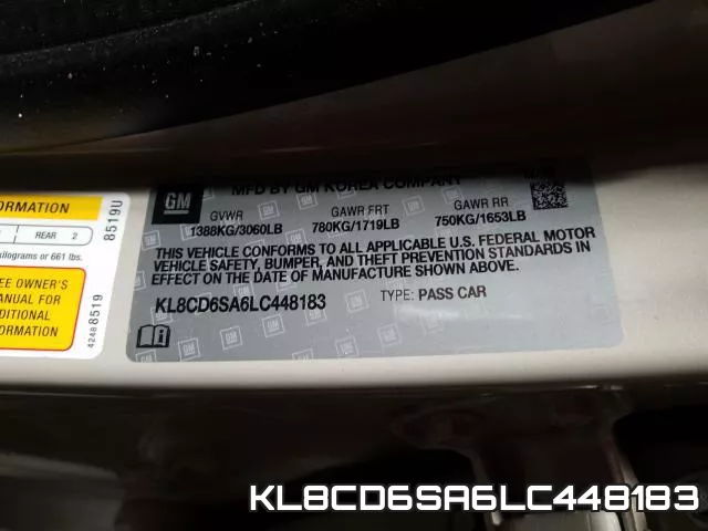 KL8CD6SA6LC448183 фото 2