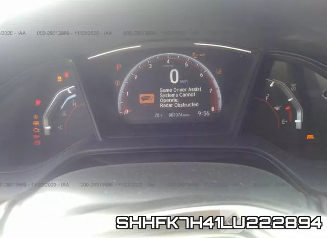 SHHFK7H41LU222894 фото 7