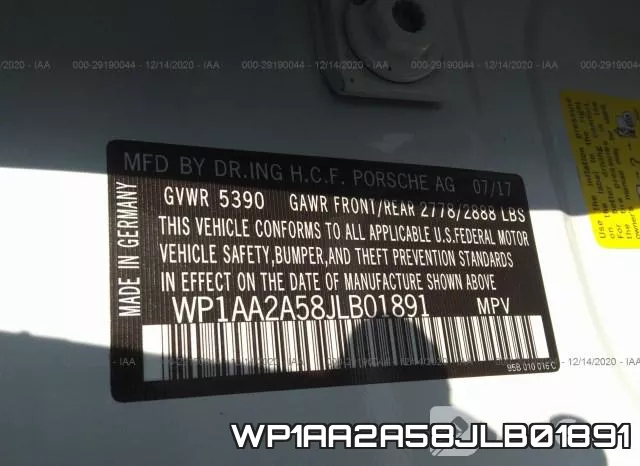 WP1AA2A58JLB01891 фото 10