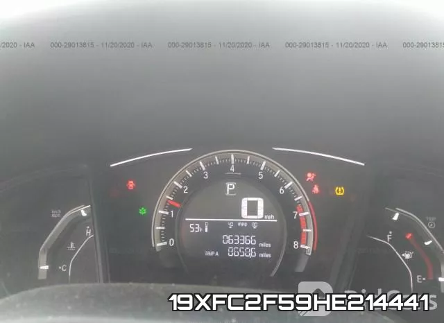 19XFC2F59HE214441 фото 8