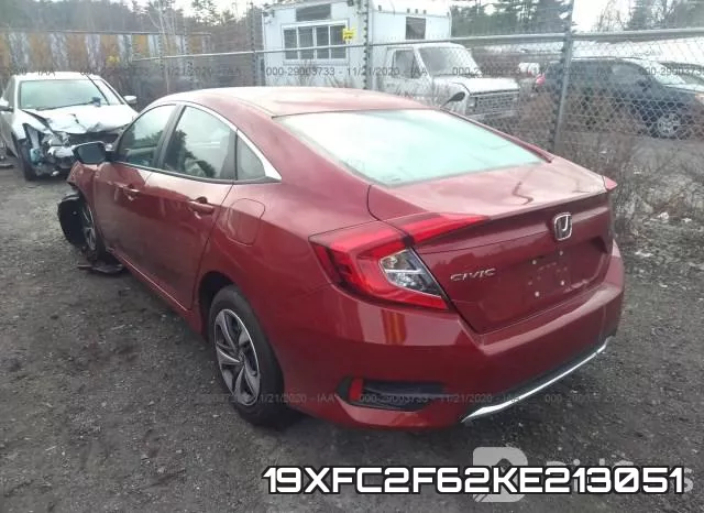 19XFC2F62KE213051 фото 3