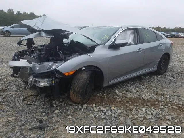 19XFC2F69KE043528 фото 3