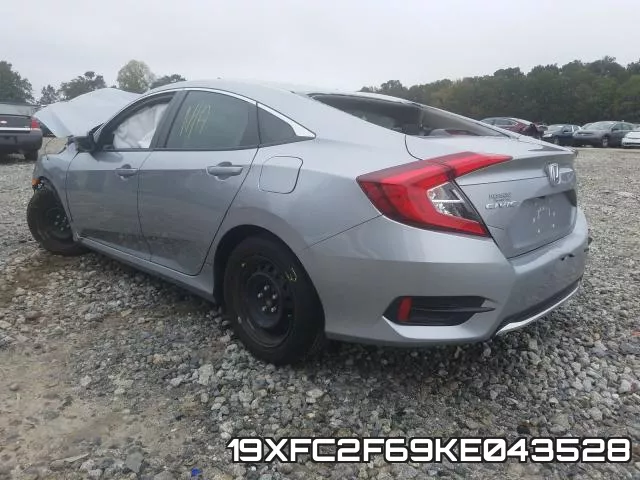 19XFC2F69KE043528 фото 4