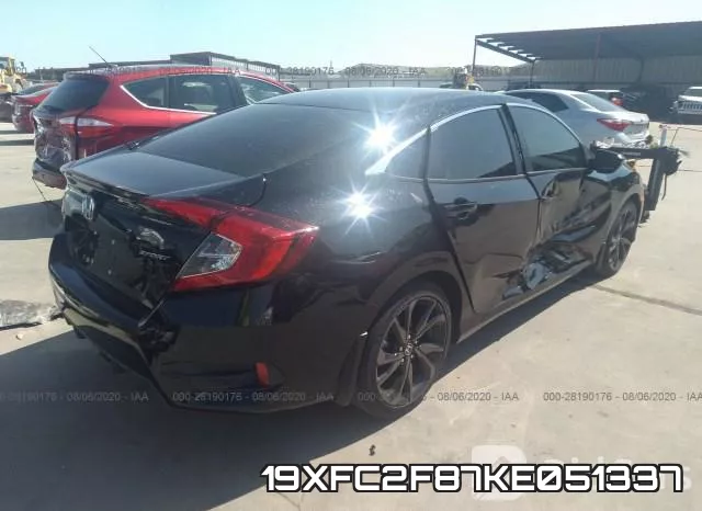 19XFC2F87KE051337 фото 5