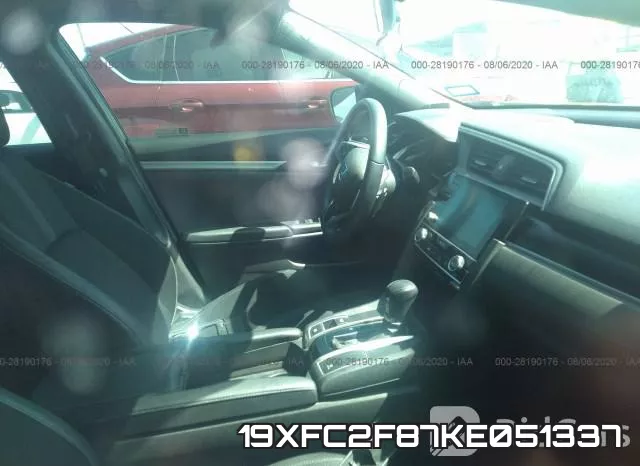 19XFC2F87KE051337 фото 6