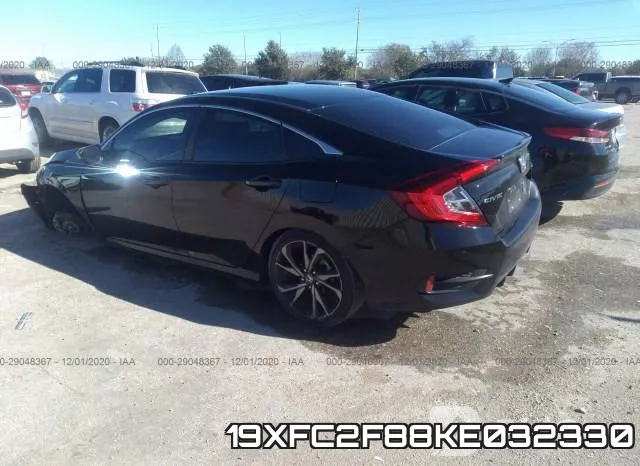 19XFC2F88KE032330 фото 4