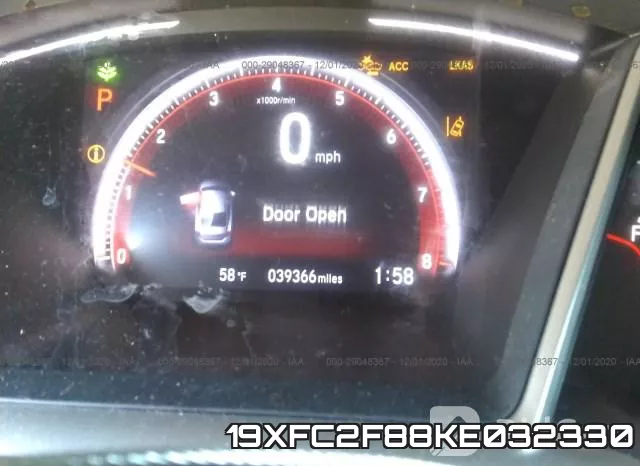 19XFC2F88KE032330 фото 7