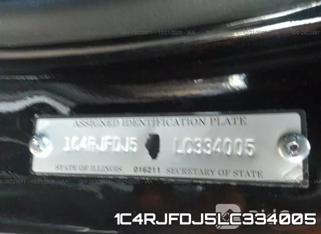 1C4RJFDJ5LC334005 фото 9