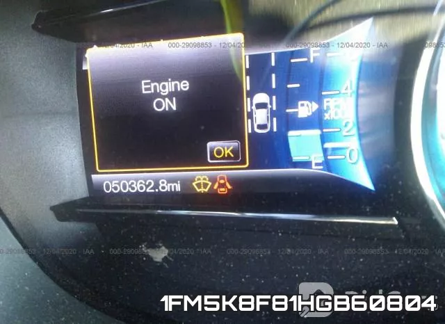1FM5K8F81HGB60804 фото 7