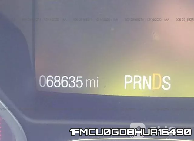 1FMCU0GD8HUA16490 фото 8