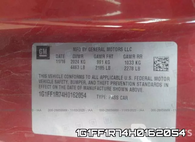 1G1FF1R74H0162054 фото 8