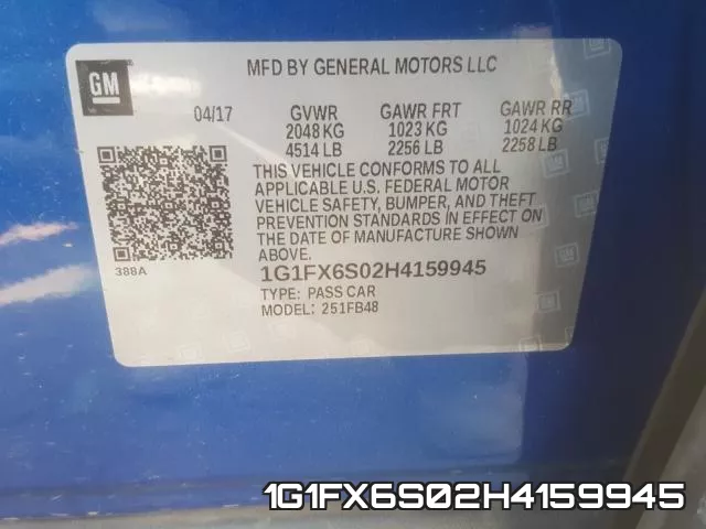 1G1FX6S02H4159945 фото 2