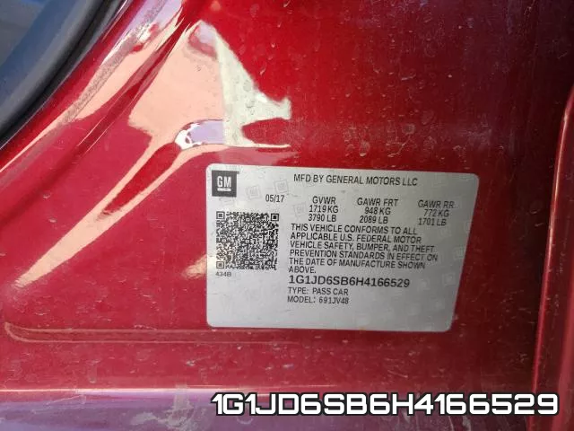 1G1JD6SB6H4166529 фото 2