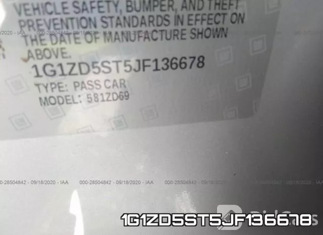 1G1ZD5ST5JF136678 фото 9