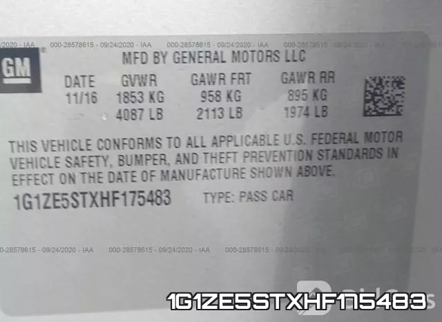 1G1ZE5STXHF175483 фото 10