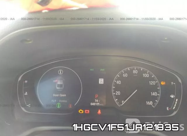 1HGCV1F51JA121835 фото 8