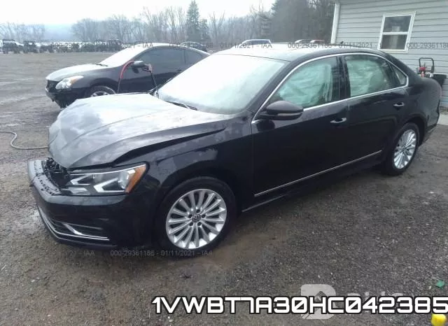 1VWBT7A30HC042385 фото 3