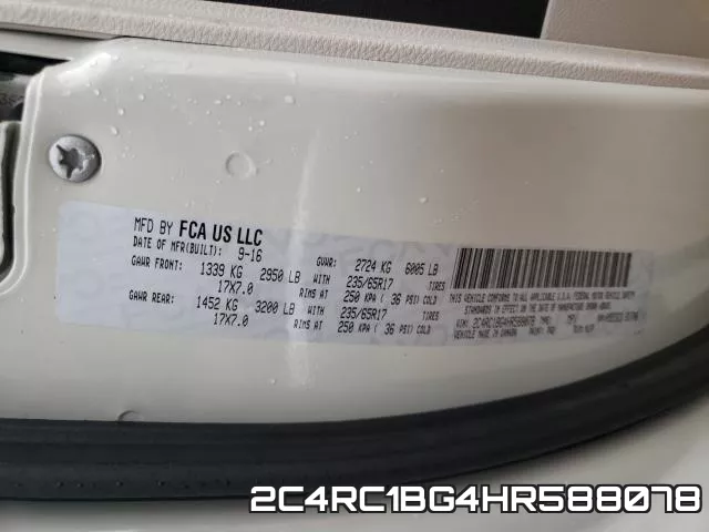 2C4RC1BG4HR588078 фото 2