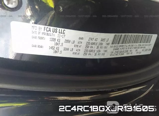2C4RC1BGXJR131605 фото 9