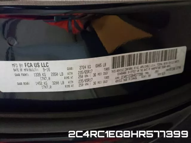 2C4RC1EG8HR577399 фото 2