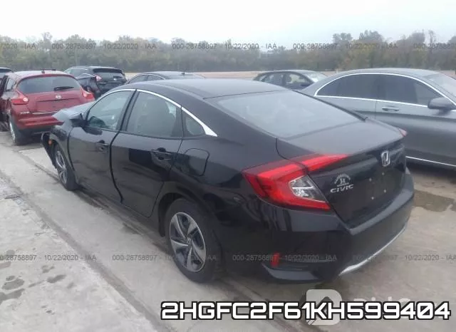 2HGFC2F61KH599404 фото 4