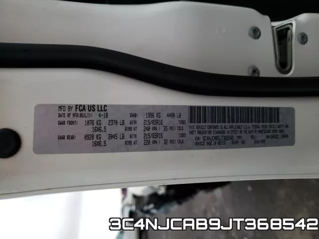 3C4NJCAB9JT368542 фото 2