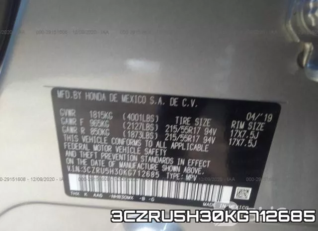 3CZRU5H30KG712685 фото 10
