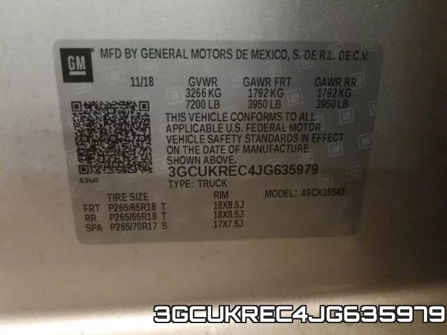 3GCUKREC4JG635979 фото 2
