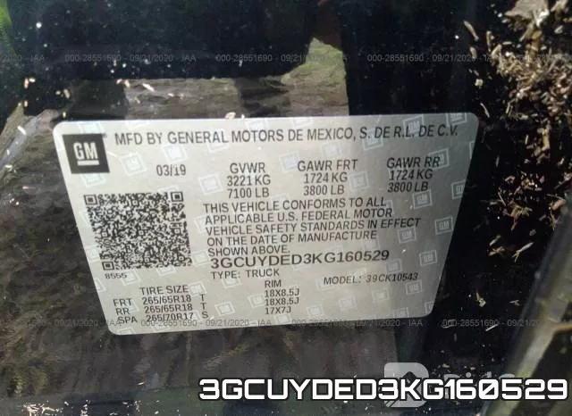 3GCUYDED3KG160529 фото 10