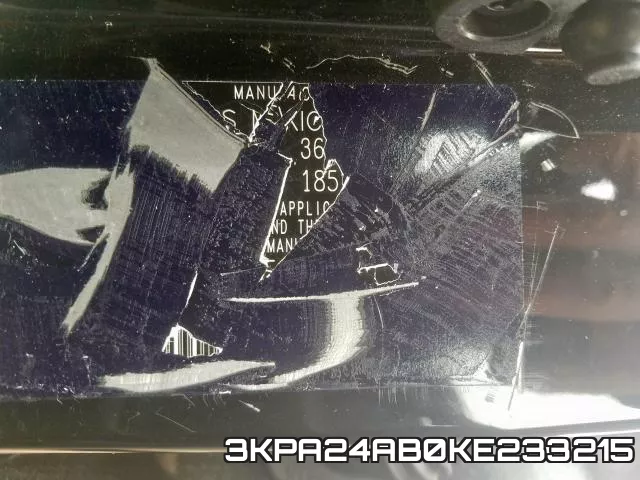 3KPA24AB0KE233215 фото 2