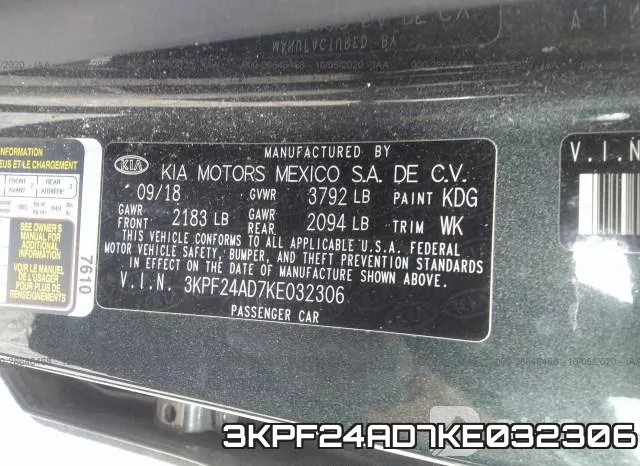 3KPF24AD7KE032306 фото 9