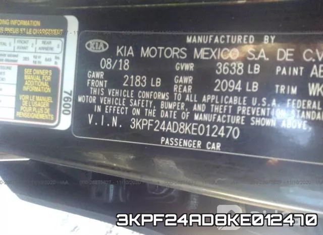 3KPF24AD8KE012470 фото 10