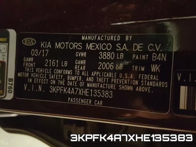 3KPFK4A7XHE135383 фото 2