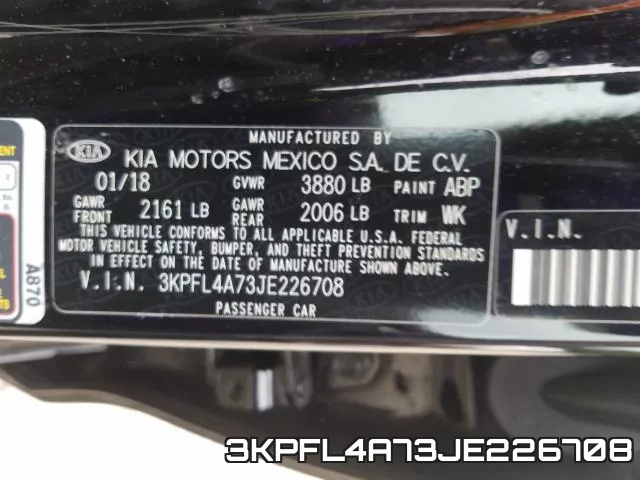 3KPFL4A73JE226708 фото 2