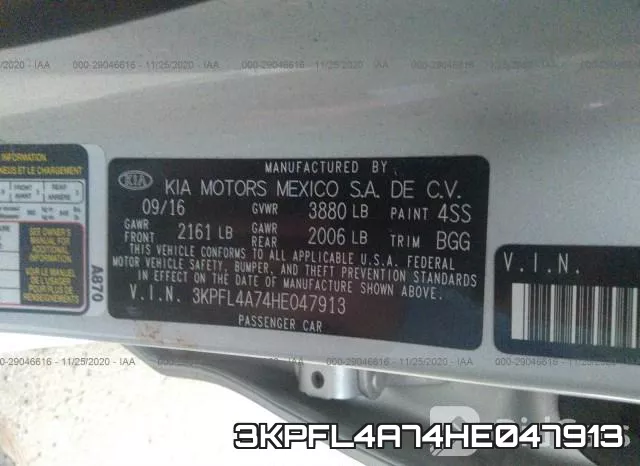 3KPFL4A74HE047913 фото 8