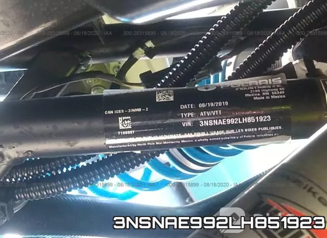 3NSNAE992LH851923 фото 2