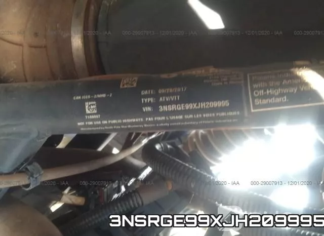 3NSRGE99XJH209995 фото 2