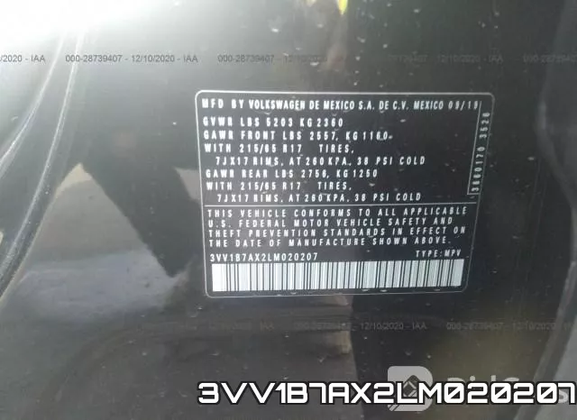 3VV1B7AX2LM020207 фото 9