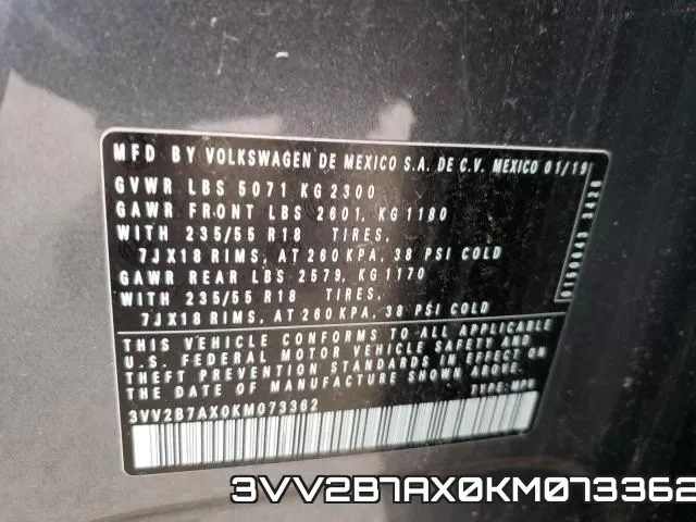 3VV2B7AX0KM073362 фото 2