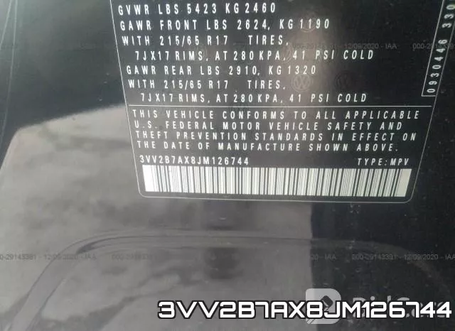 3VV2B7AX8JM126744 фото 10