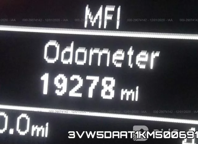 3VW5DAAT1KM500691 фото 7