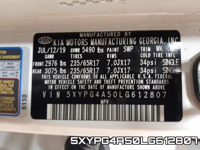 5XYPG4A50LG612807 фото 2